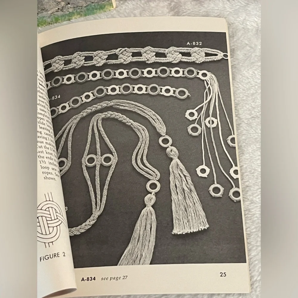Three vintage magazines patterns for knitting and crochet